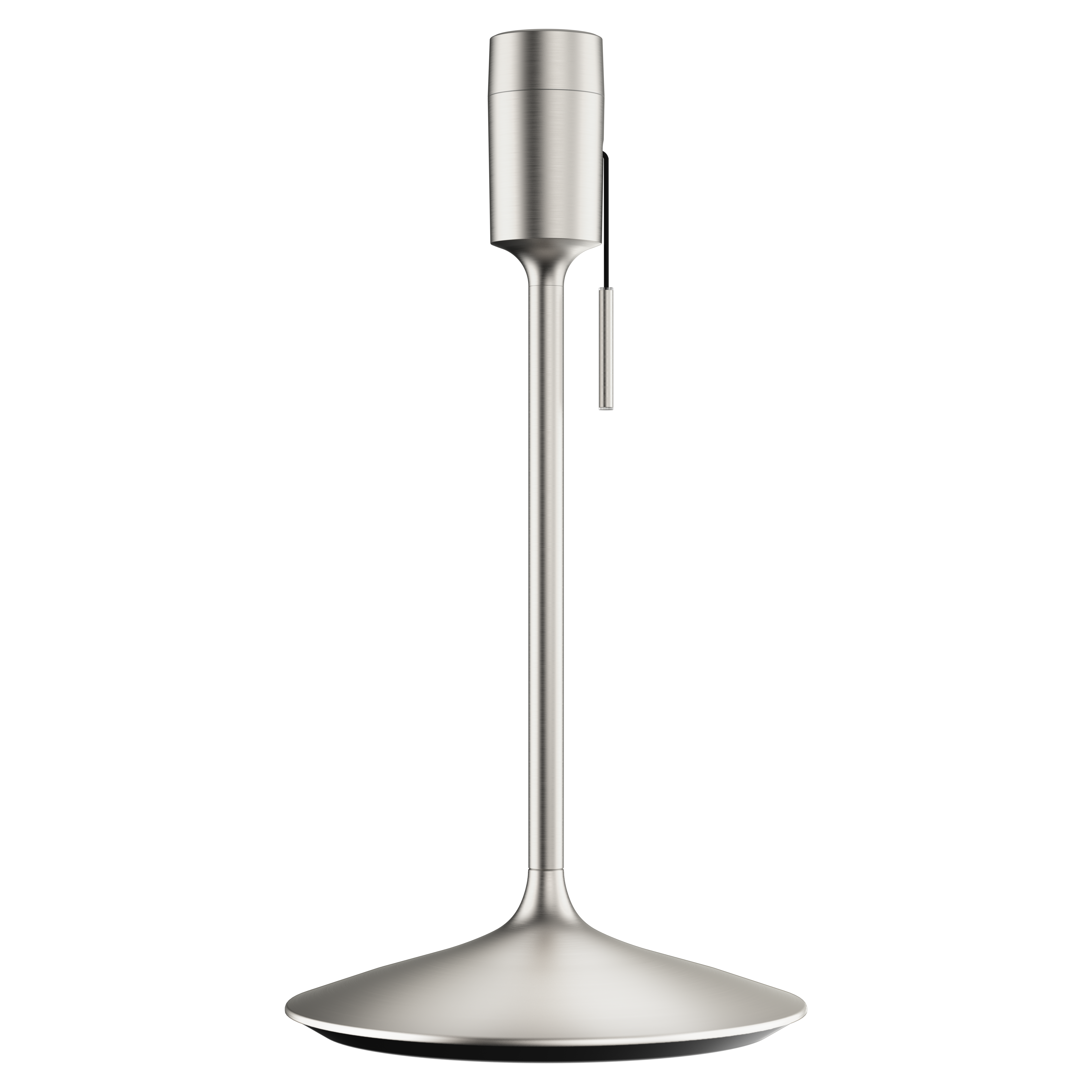 Komorebi Circle bordlampe, mørk egetræ og børstet stål look • UMAGE