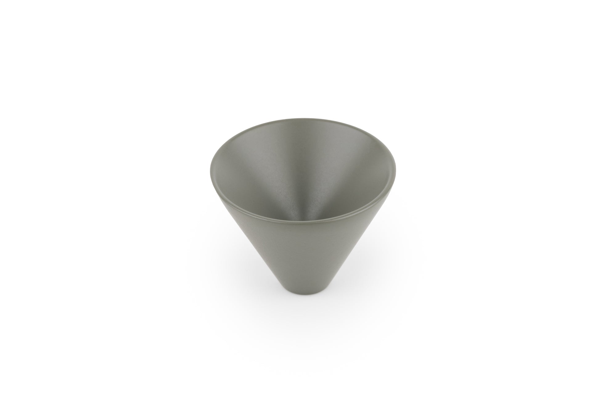 CONIC møbelknop i metal, grå • Viefe