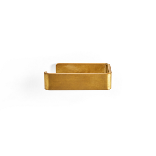 Toiletrulleholder, børstet messing • Bastant Design