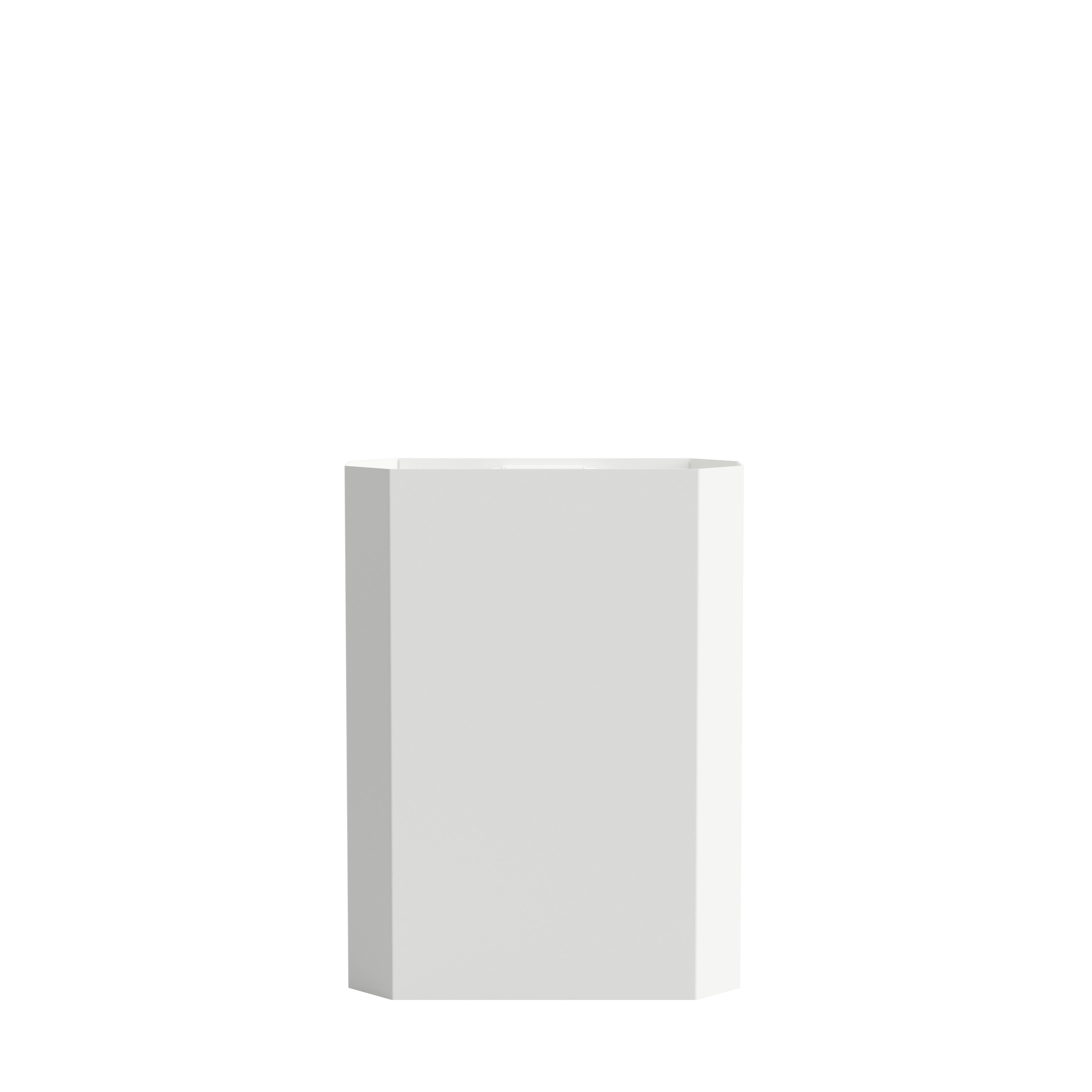 Papirspand i metal, hvid • NICHBA