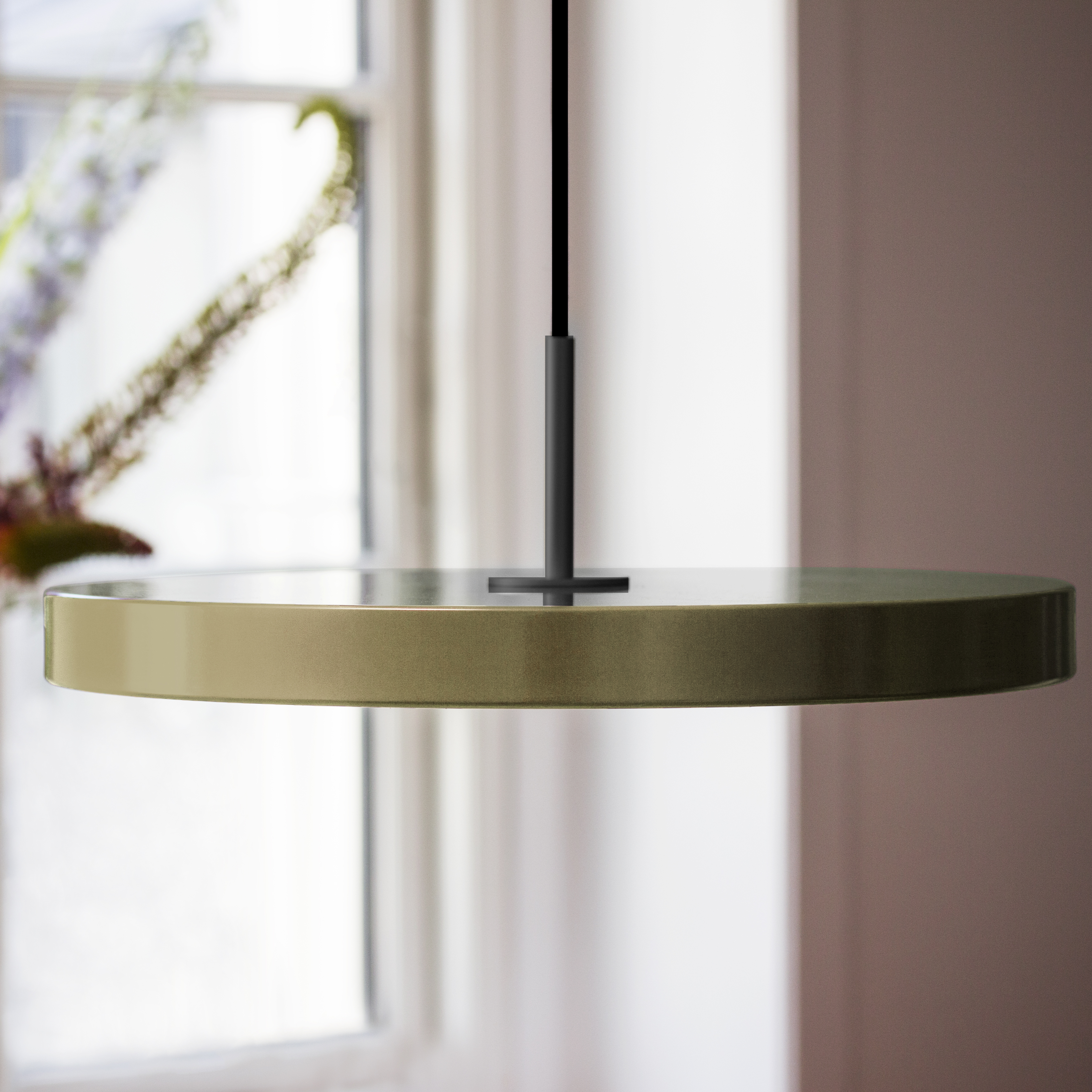 Asteria pendel, taupe og sort • UMAGE