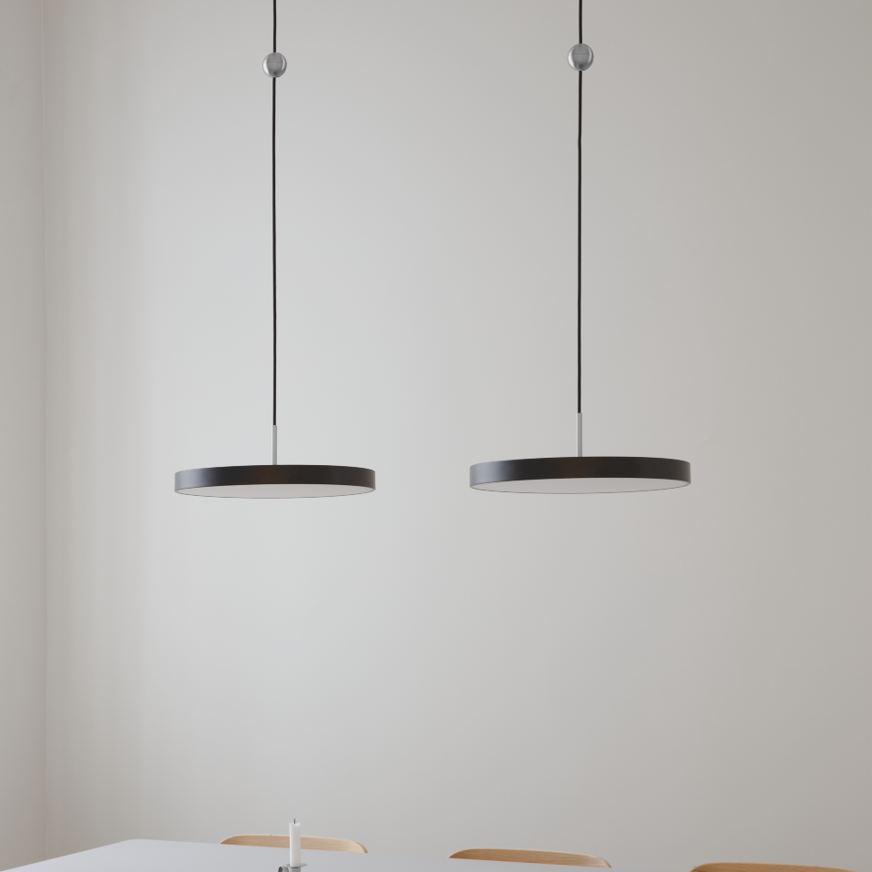 Cord Connector ledningsforbinder, børstet stål look • UMAGE