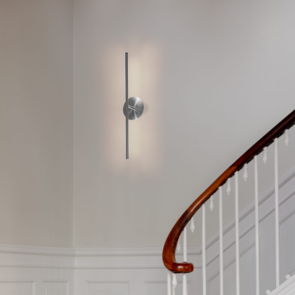 Omni Wall væglampe, stål • UMAGE