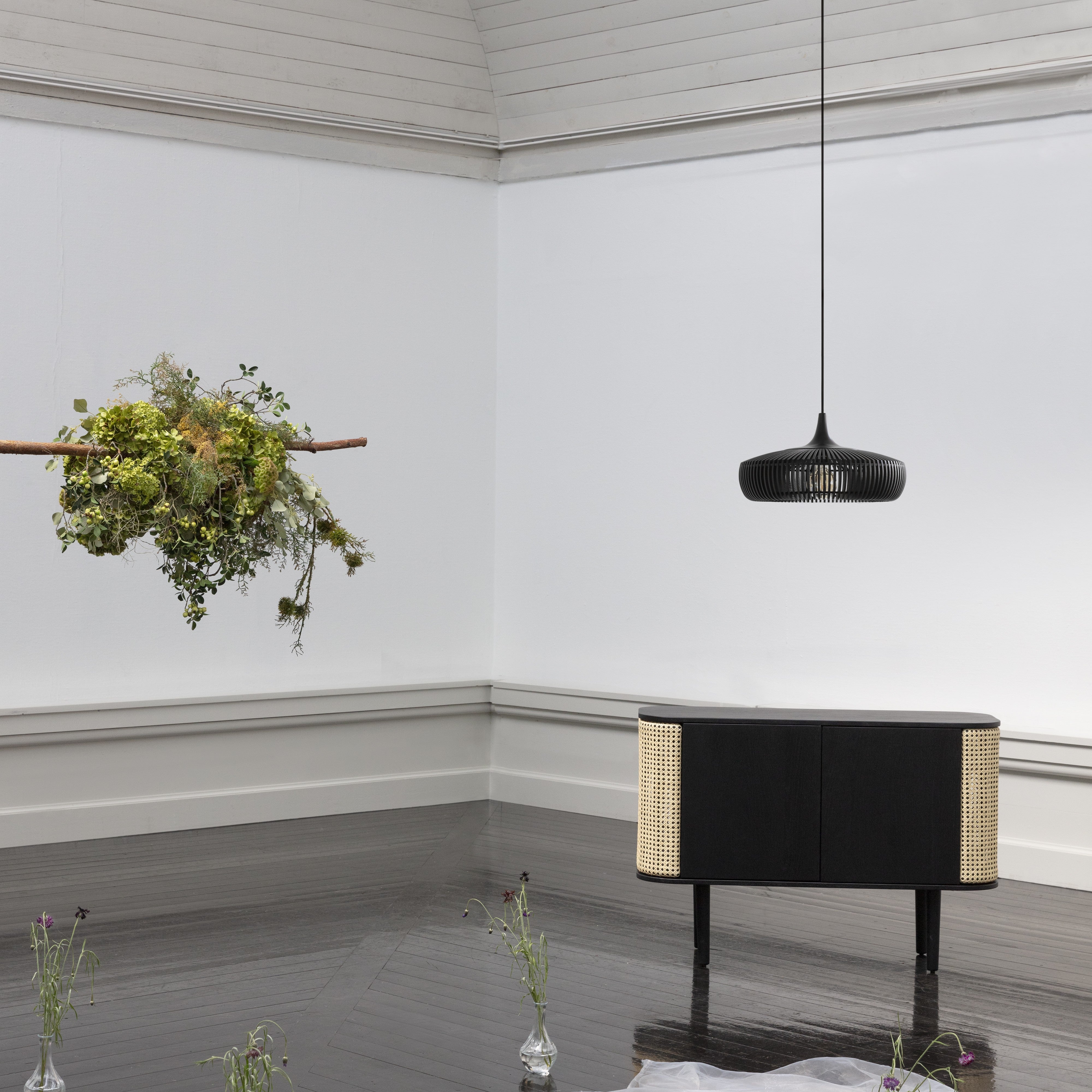 Clava Dine lampeskærm, sort egetræ • UMAGE