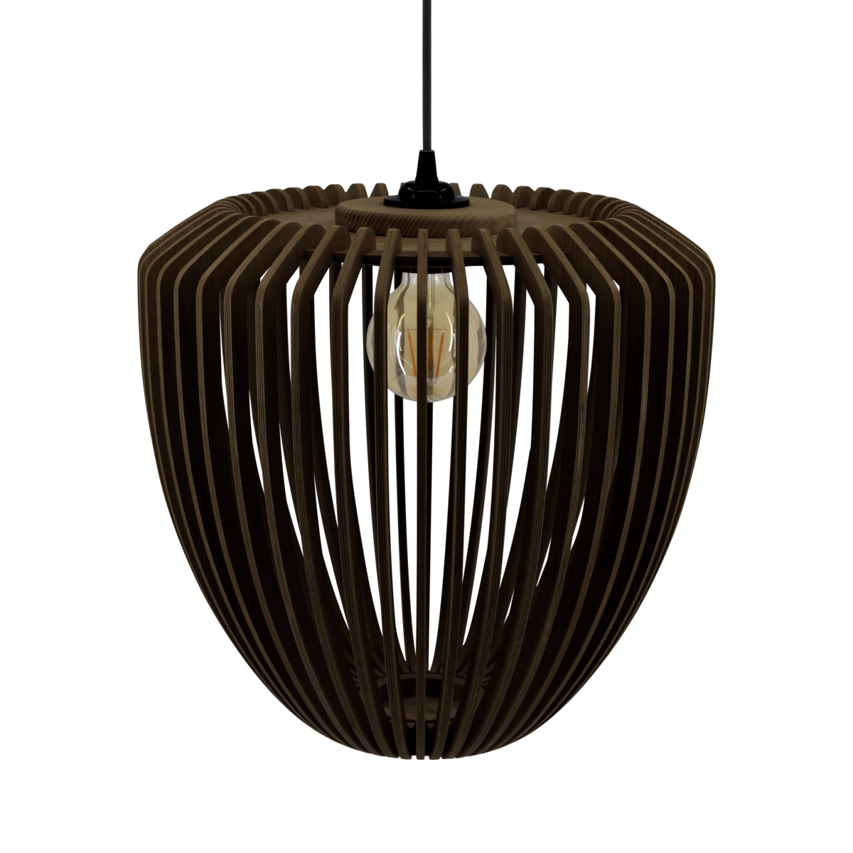 Clava Wood lampeskærm, mørk egetræ • UMAGE