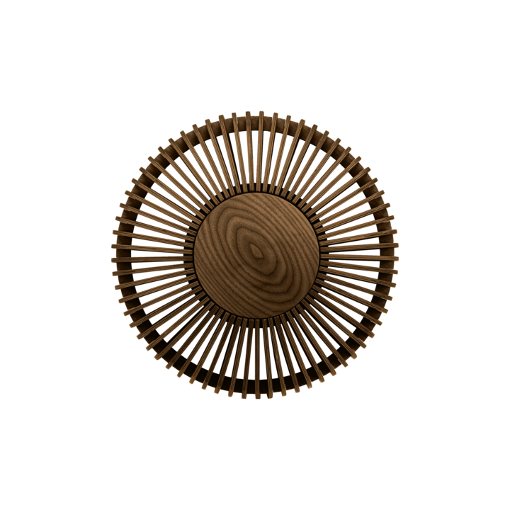 Clava Up væglampe, mørk egetræ • UMAGE