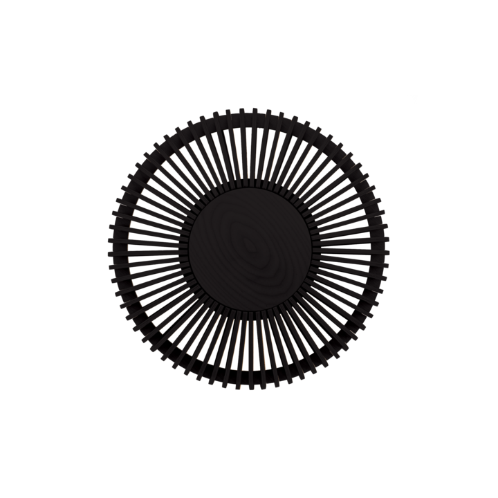 Clava Up væglampe, sort egetræ • UMAGE