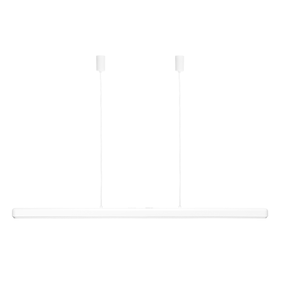 Hazel Branch pendel, hvid og stål • UMAGE