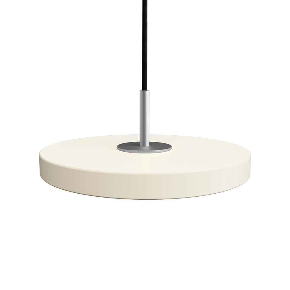 Asteria pendel, hvid og stål • UMAGE