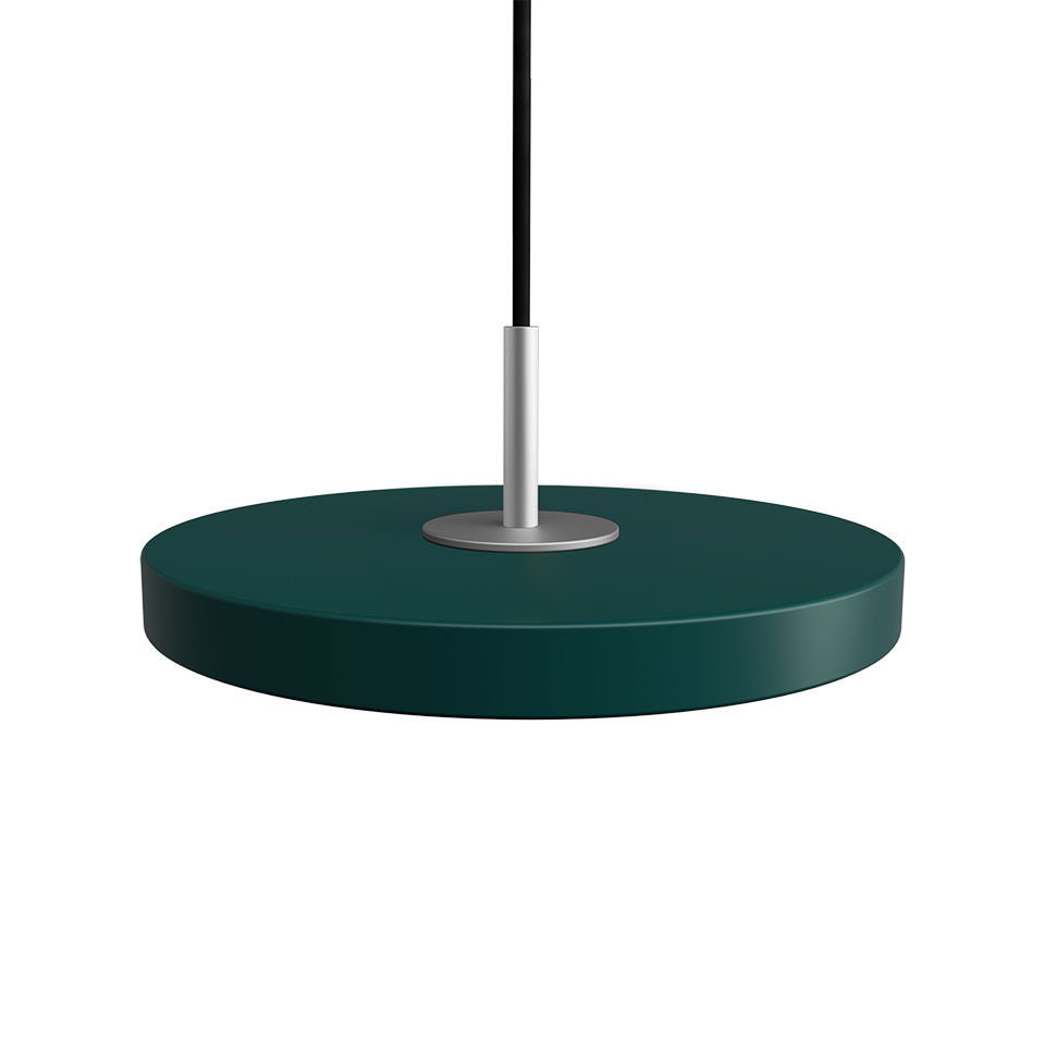 Asteria pendel, grøn og stål • UMAGE