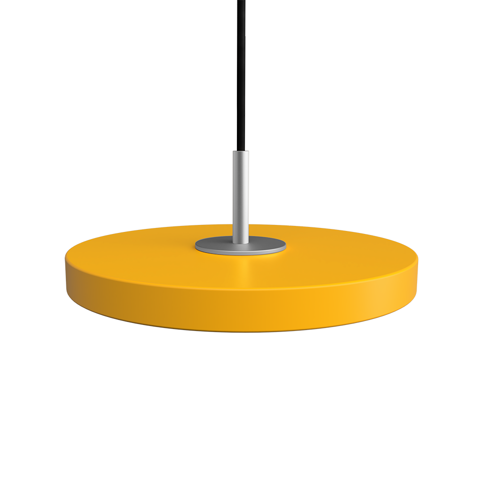 Asteria pendel, gul og stål • UMAGE