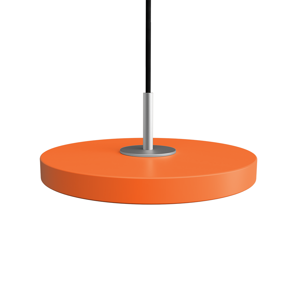 Asteria pendel, orange og stål • UMAGE