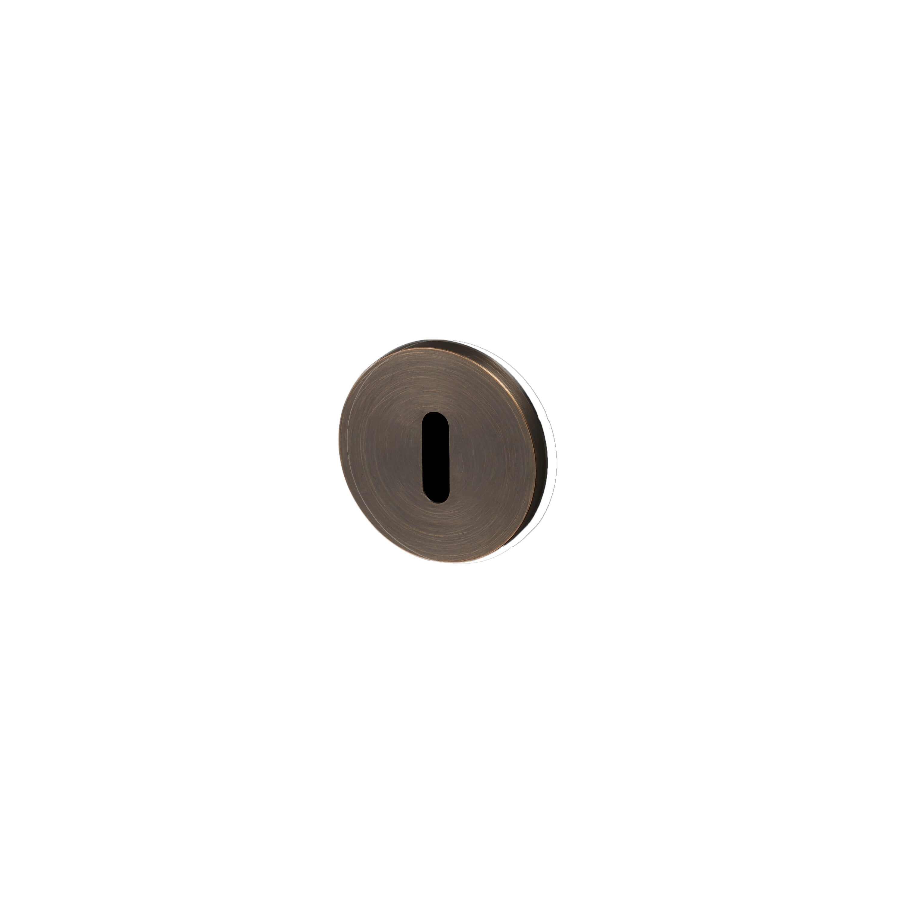 Nøgleskilt i smoked Bronze bruneret messing - c/c 27 mm  • Buster + Punch