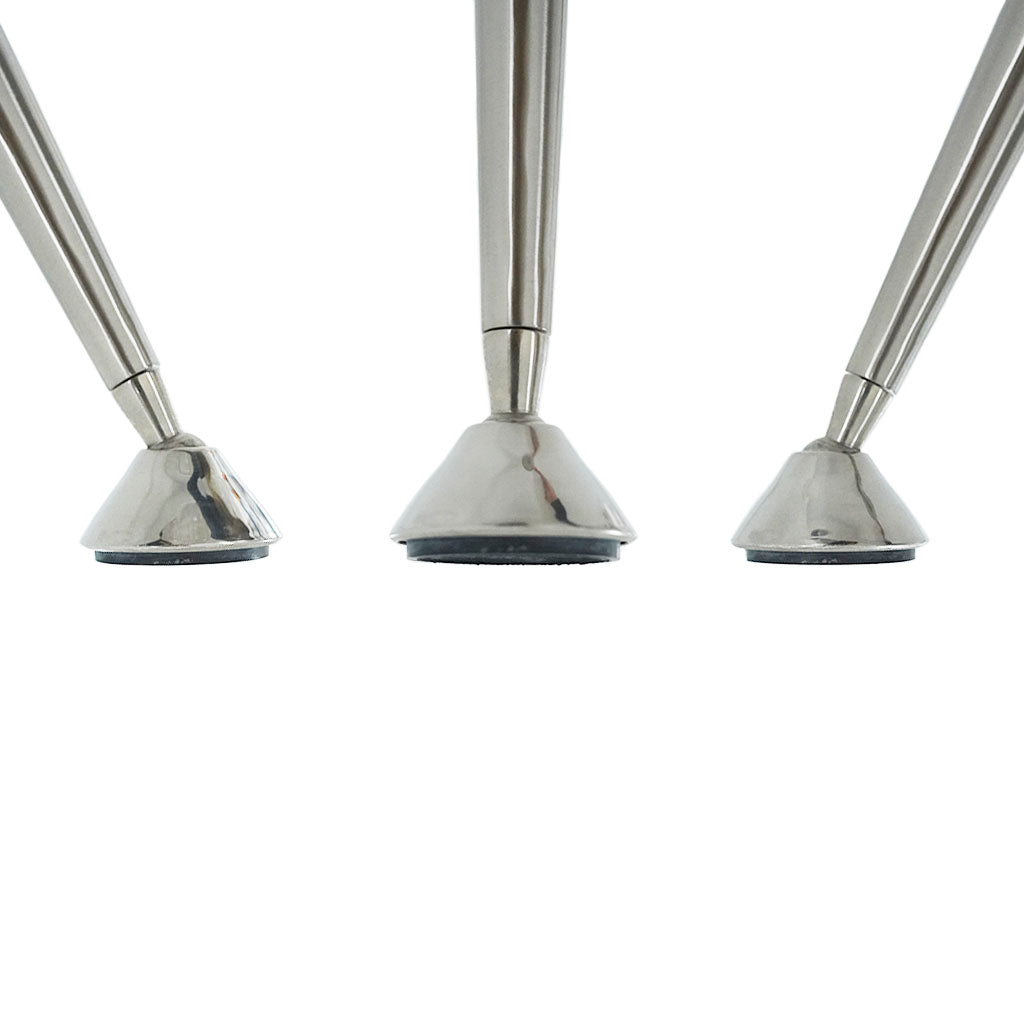 Sofabordben konisk/buet i højde 535 mm med fod med kugleled (1 sæt = 4 stk.)