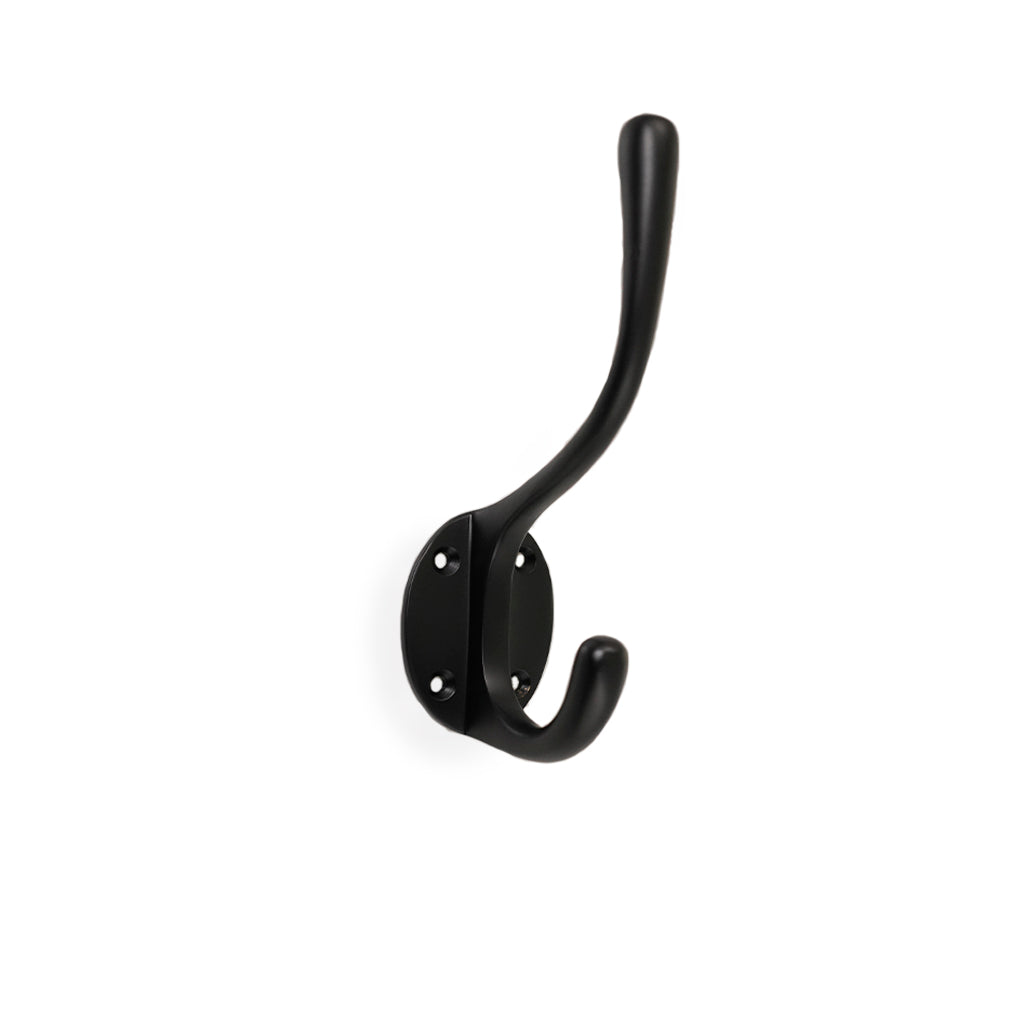 Knage-krog: Göteborg • Hattekrog i messing i mat sort 120 mm.