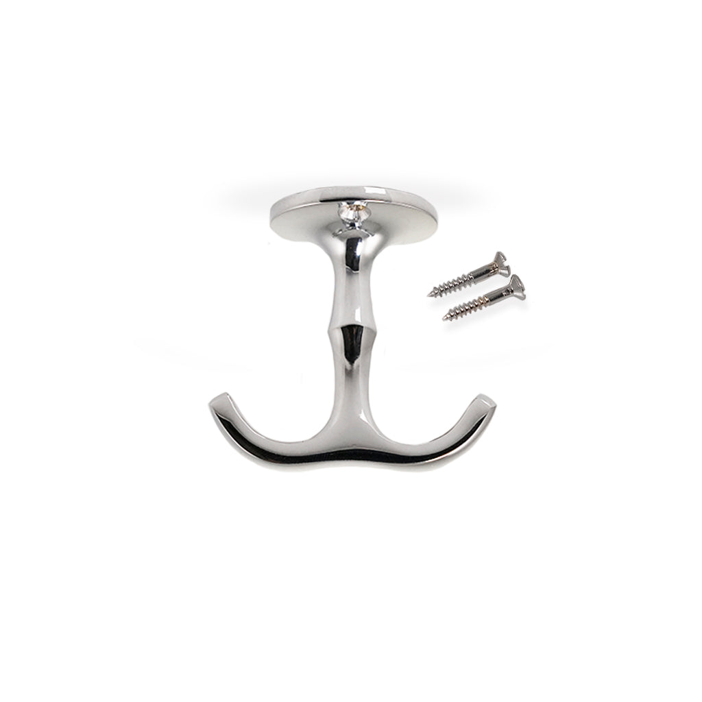 Halmstad • Ankerkrog, blank krom 55 mm