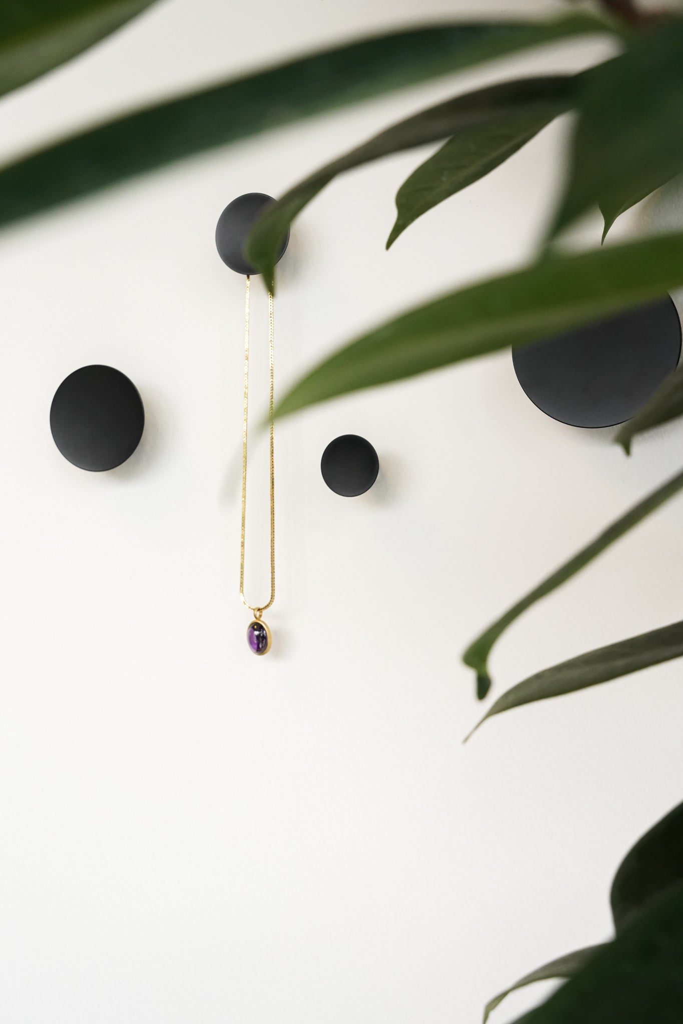 København møbelknop, Ø 75 mm, mat sort • Chr. Jørgensen