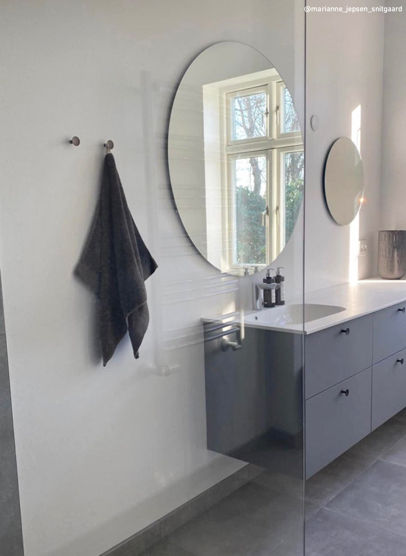 København møbelknop, Ø 55 mm, bruneret messing • Chr. Jørgensen