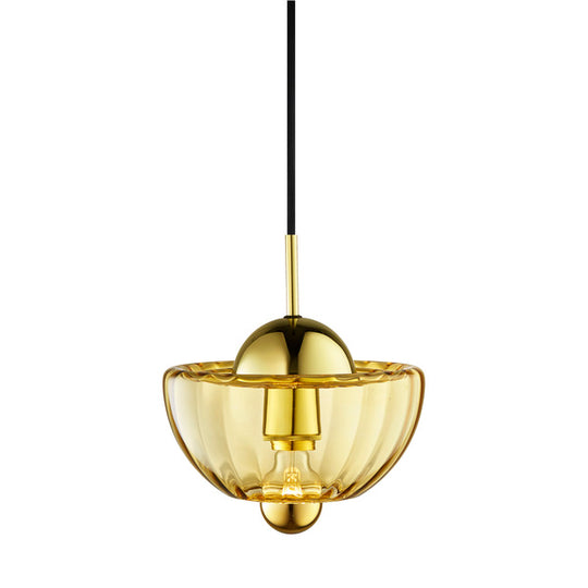 Lotus pendel, amber • Design by Us