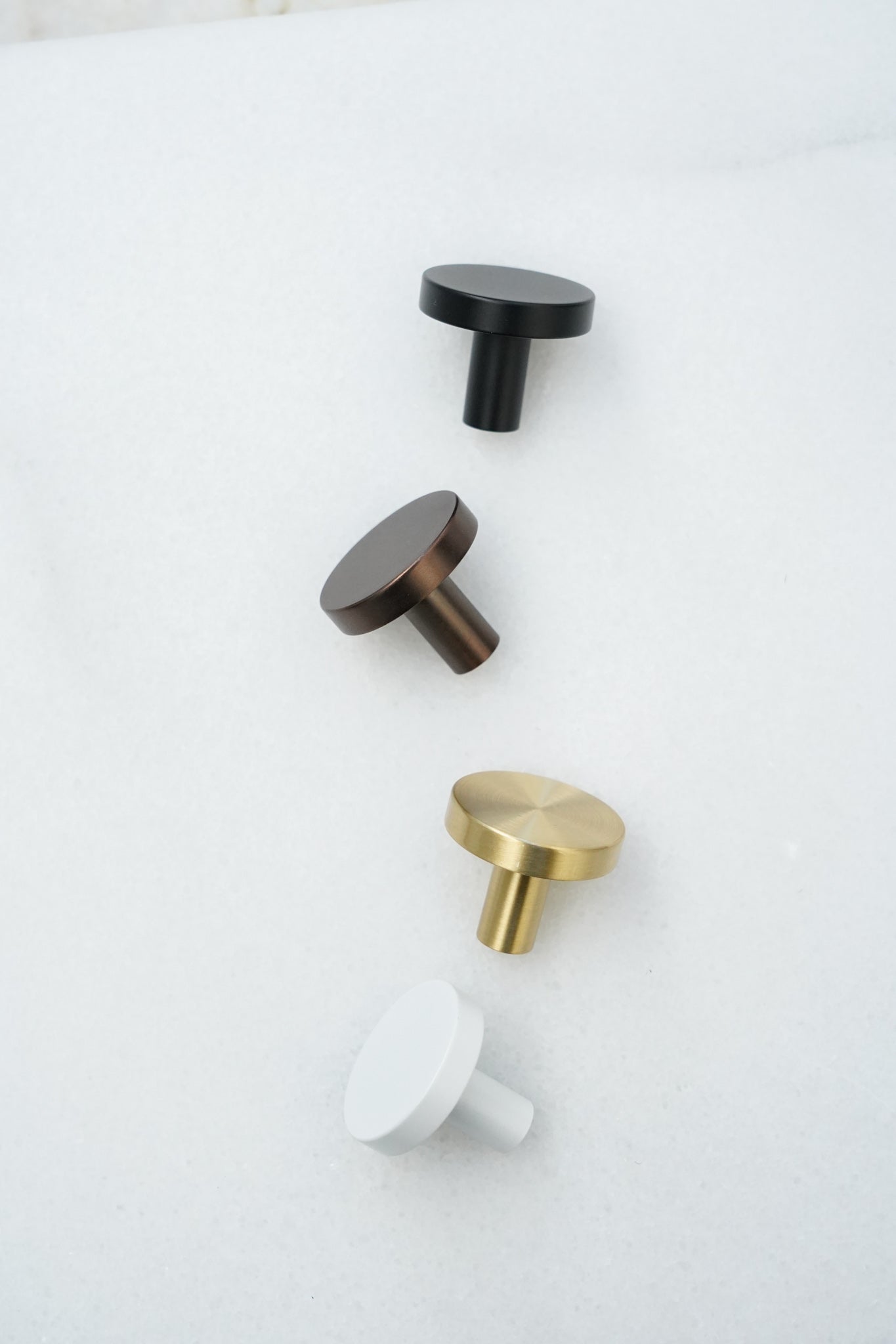 Vesterbro møbelknop, 40 mm, mat hvid • Chr. Jørgensen