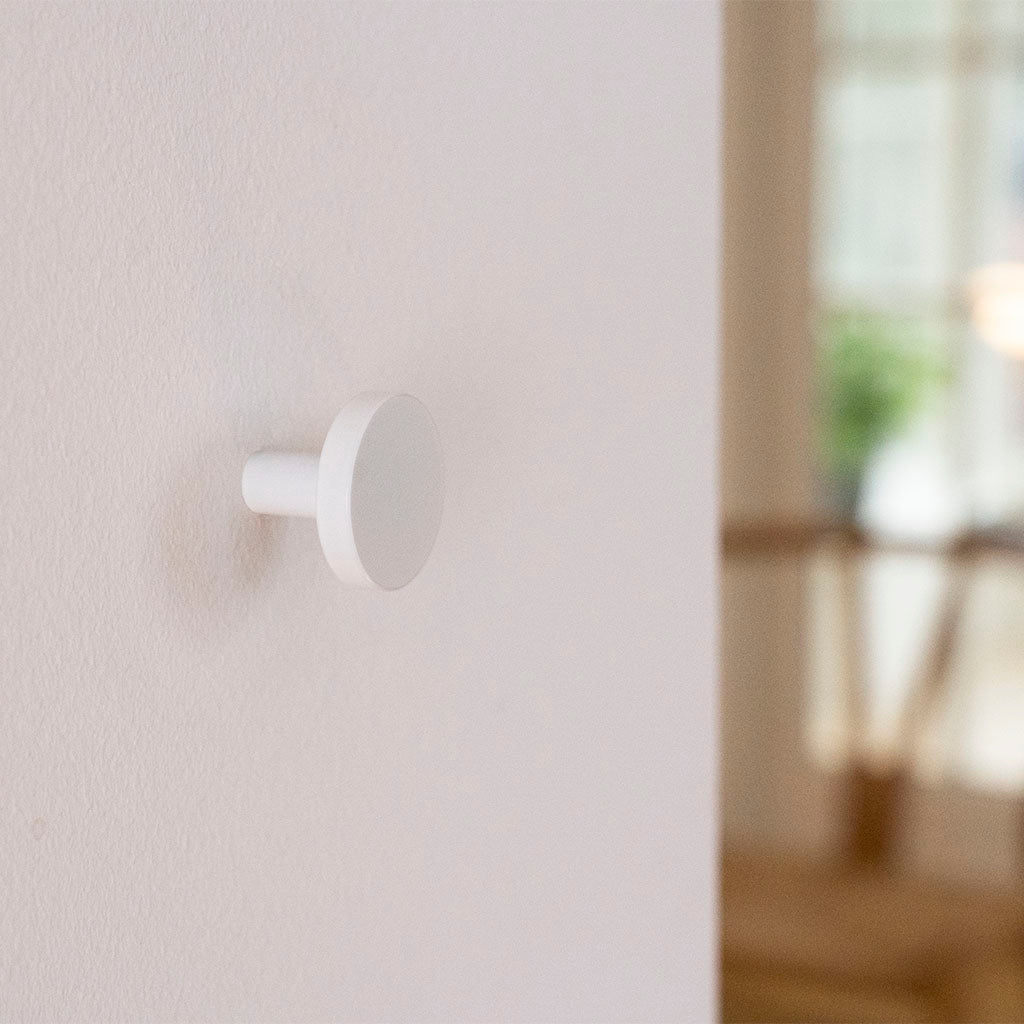 Vesterbro møbelknop, 40 mm, mat hvid • Chr. Jørgensen