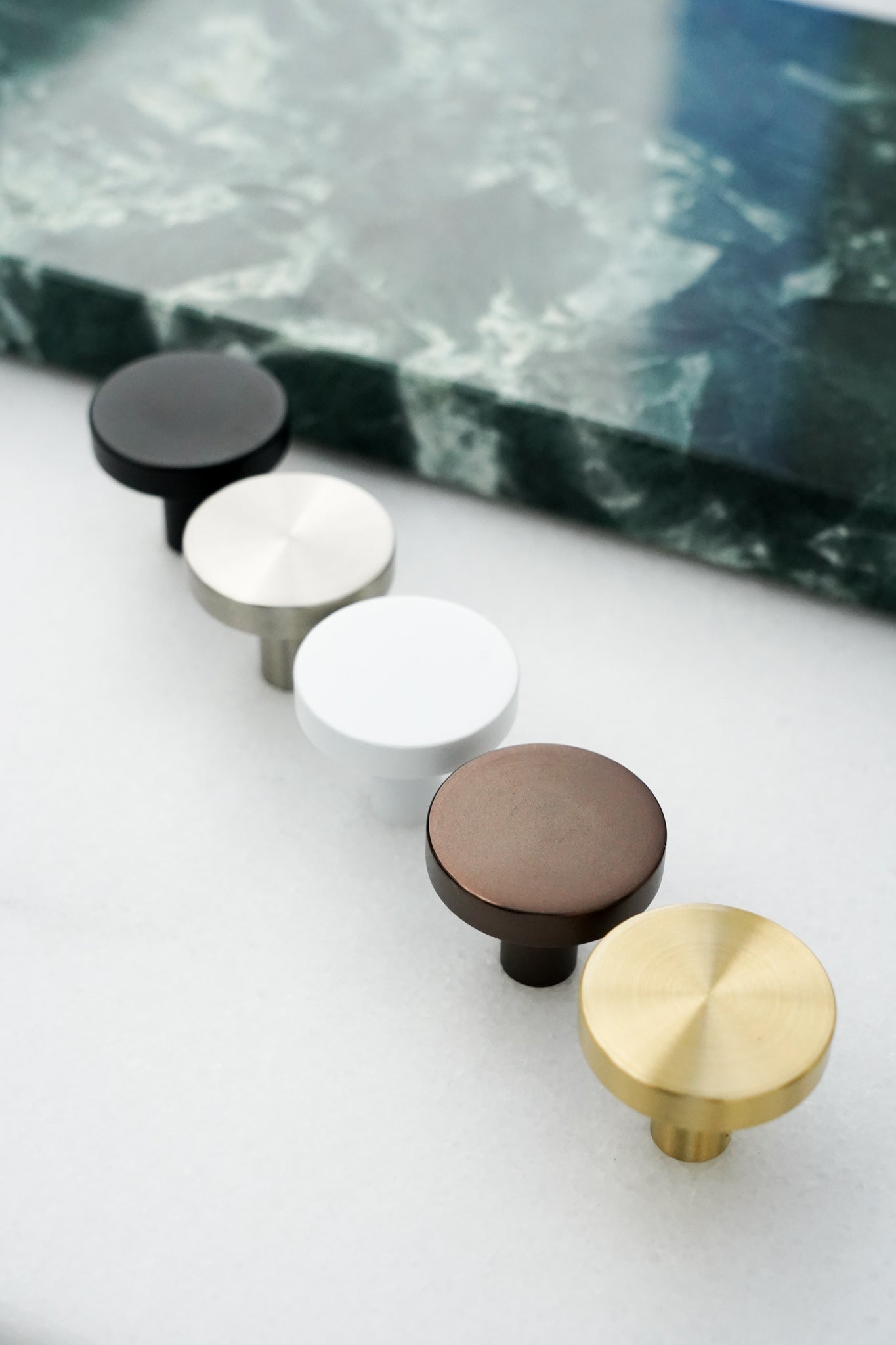 Vesterbro møbelknop, 30 mm, rustfrit stål look • Chr. Jørgensen