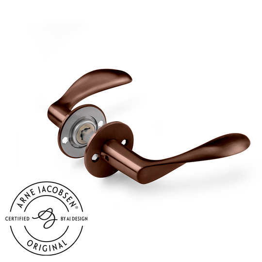 Arne Jacobsen dørhåndtag - AJ97 dørgreb i bronze, lille model • d line