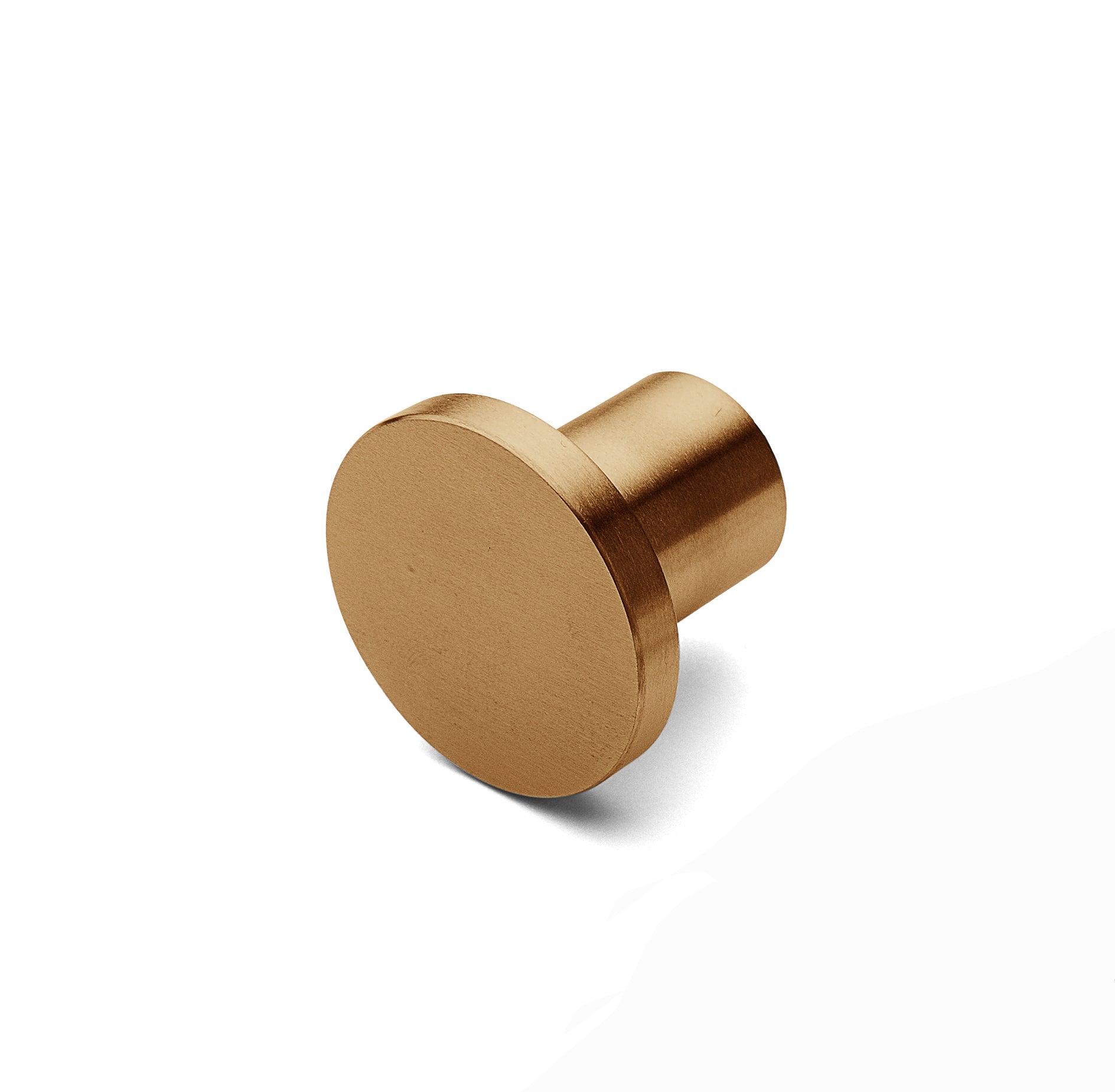 Knop Ø25 mm, kobber finish • d line