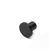 Knop Ø25 mm, sort (PVD sort) • d line