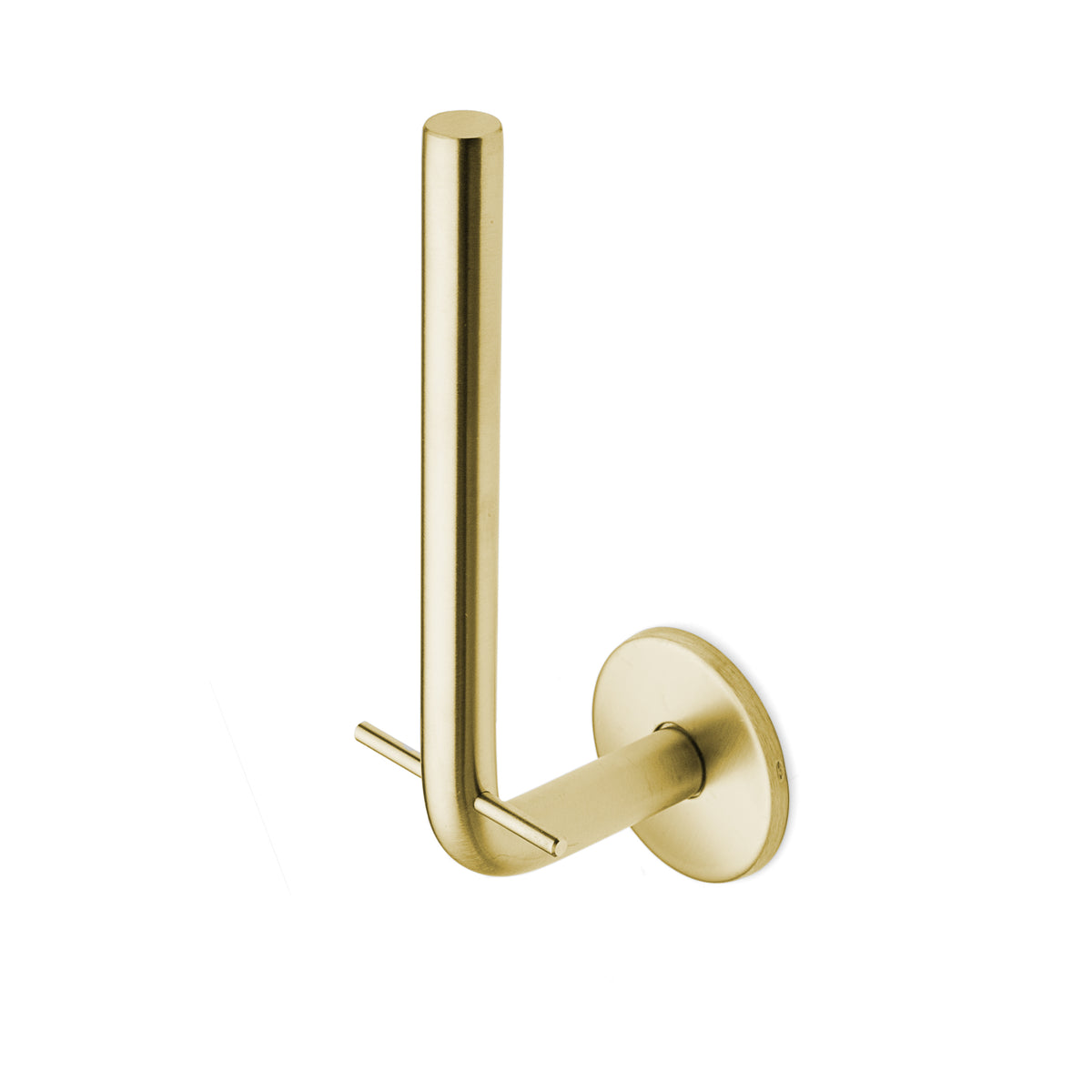 Toiletrulleholder (reserve), børstet messing finish • d line - Copenhagenhomedesign