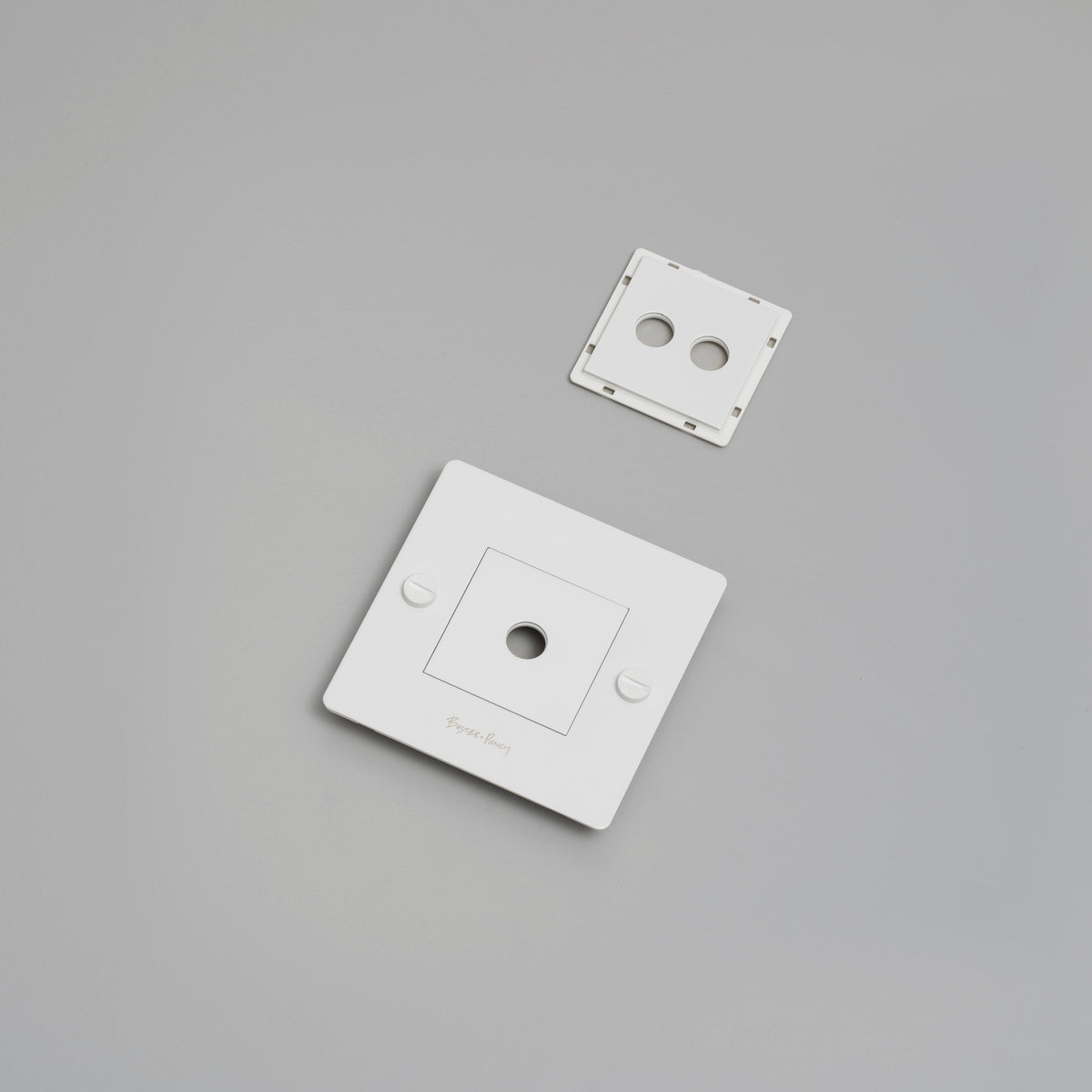 1G bagplade med 2 x indsats, hvid • Buster + Punch - Copenhagenhomedesign