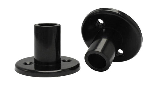 Rosetter til Torpedo dørhåndtag i sort bakelit, til nye døre (2 stk.)