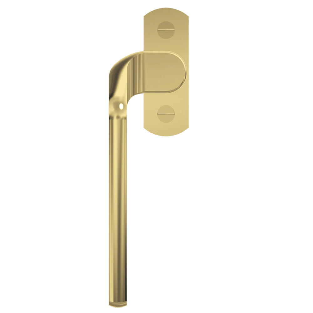 Vinduesgreb Mikkelborg, poleret blank messing uden lak  • KYNER & Co