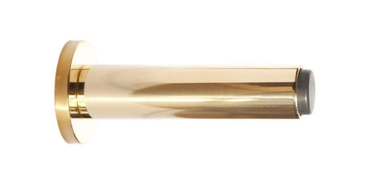 Skodsborg dørstopper 70 mm, blank messing uden lak • KYNER & Co