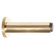 Skodsborg dørstopper 70 mm, blank messing uden lak • KYNER & Co