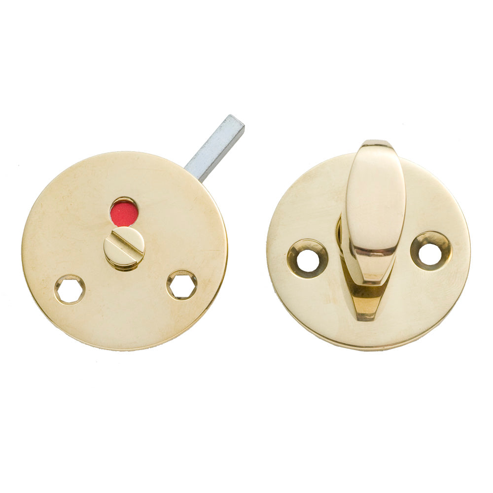 Toiletbesætning AW Plan, poleret blank messing uden lak  • KYNER & Co