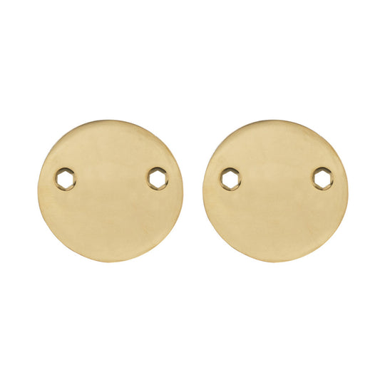 Blindskilte sæt 1975, poleret messing uden lak • KYNER & Co