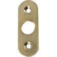 Roset smalprofil plan, poleret messing uden lak  • KYNER & Co