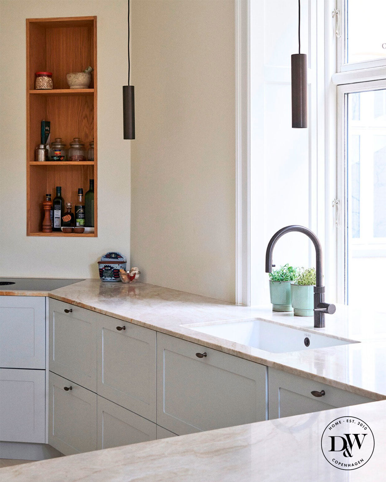 Møbelknop i bronze / bruneret messing - Nyholm • Chr. Jørgensen - Copenhagenhomedesign