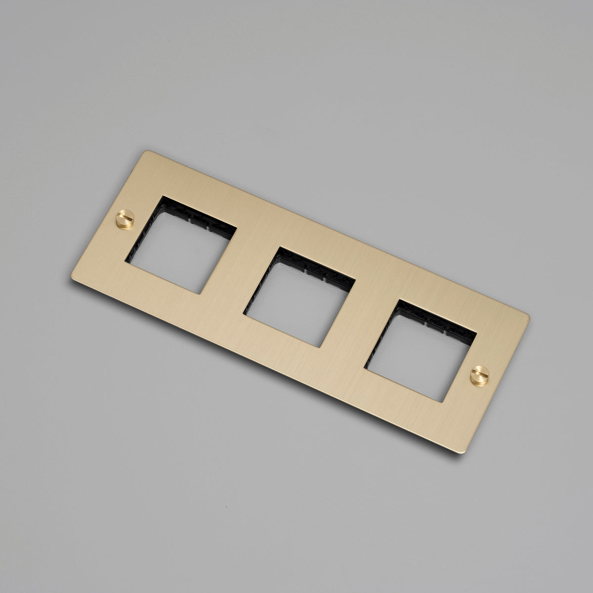 3G bagplade uden indsats (vandret), messing • Buster + Punch - Copenhagenhomedesign
