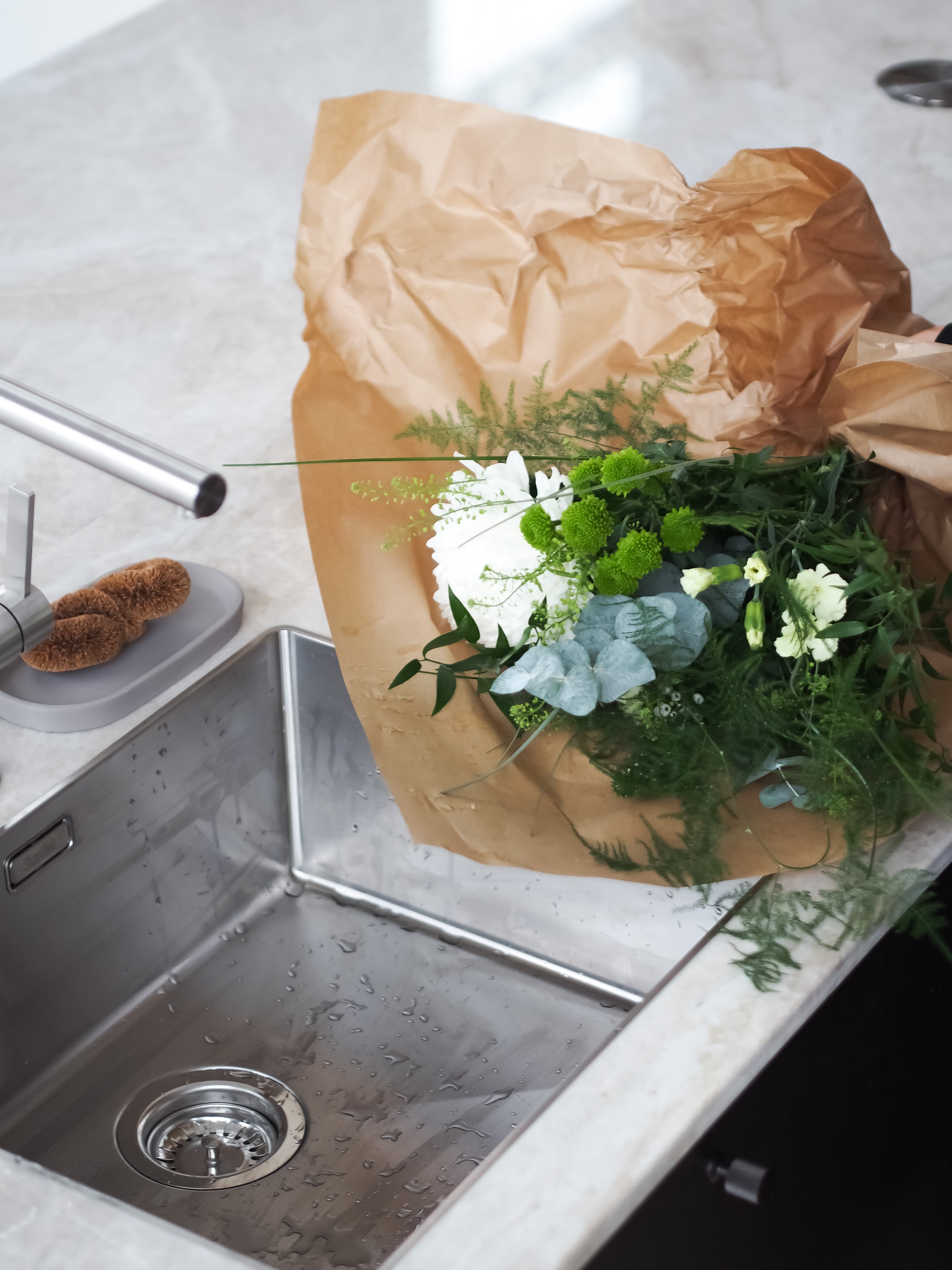 Møbelknop med diamond cut i bronze / bruneret messing, 33 mm - Nyboder • Chr. Jørgensen