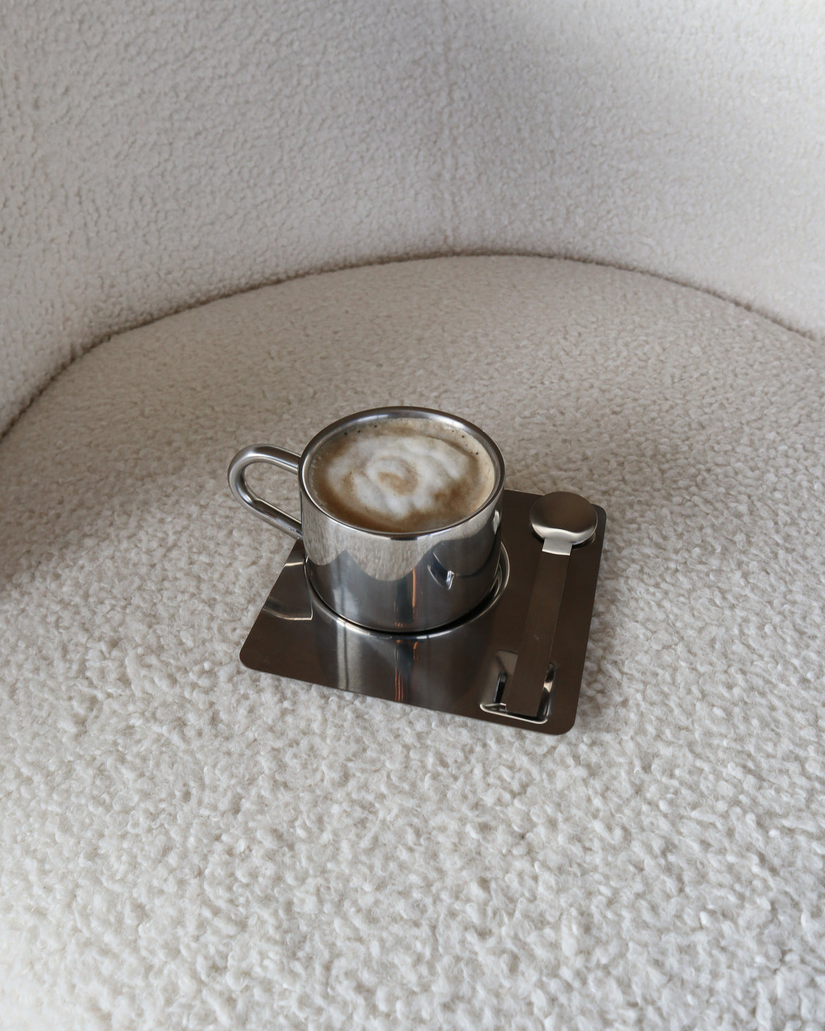 Kaffesæt Cappuccino TRIO rustfrit stål • NICHBA