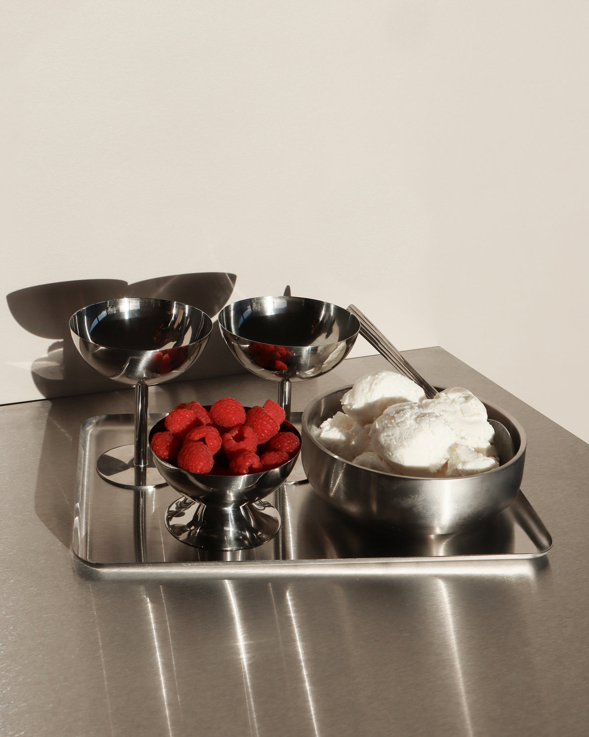 Serveringsskål i rustfrit stål • NICHBA