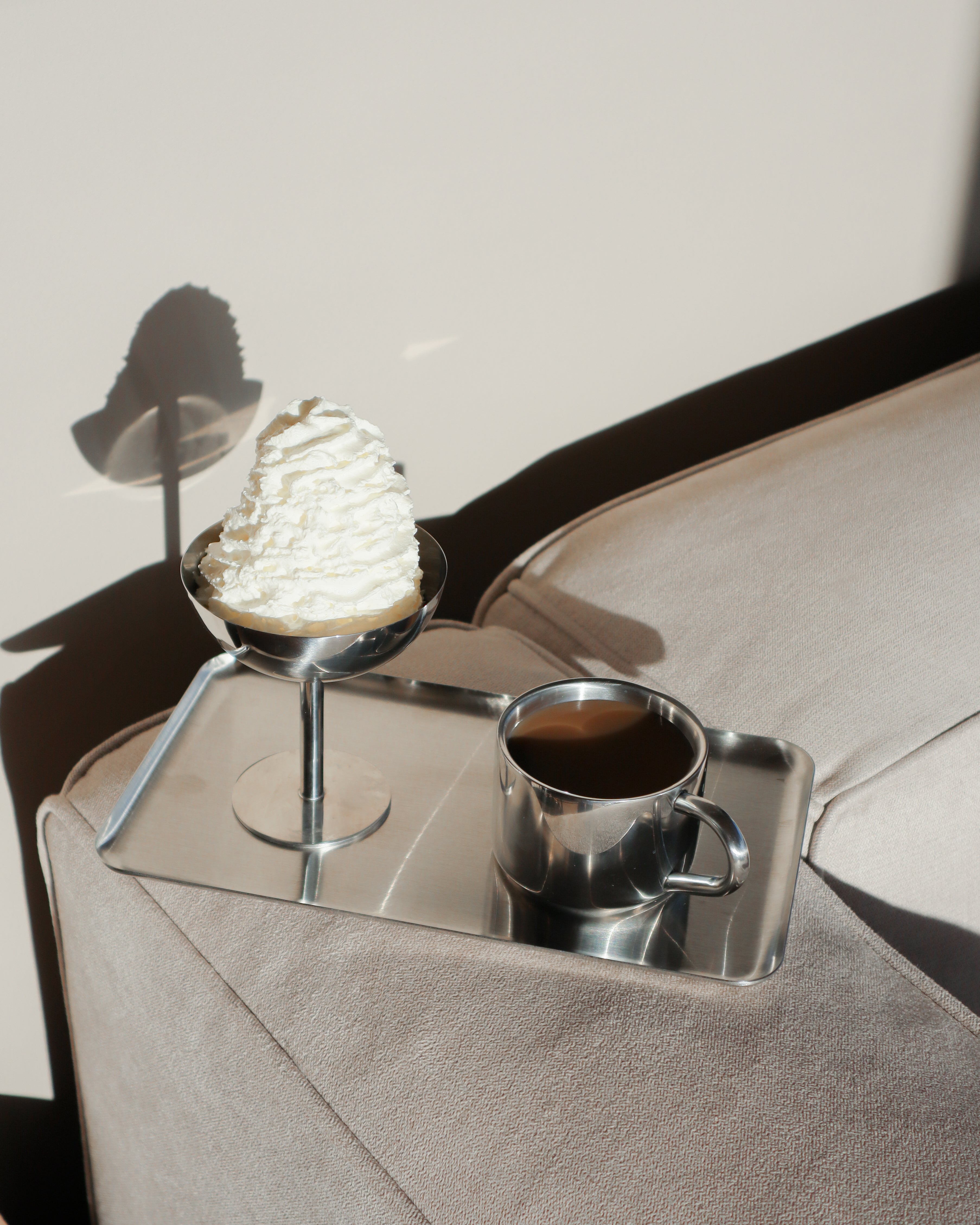 Serveringsbakke i rustfrit stål • NICHBA