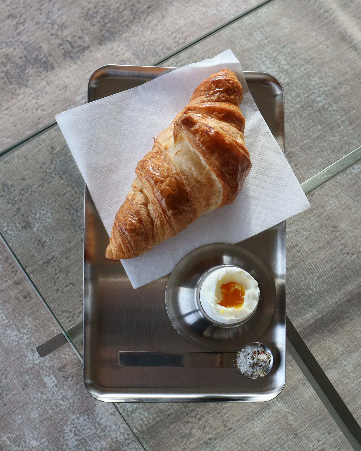 Serveringsbakke i rustfrit stål • NICHBA