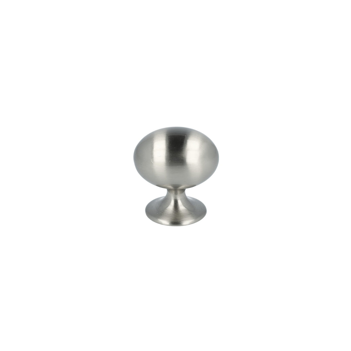 Åbyhøj • Oval knop, rustfrit stål look - Copenhagenhomedesign