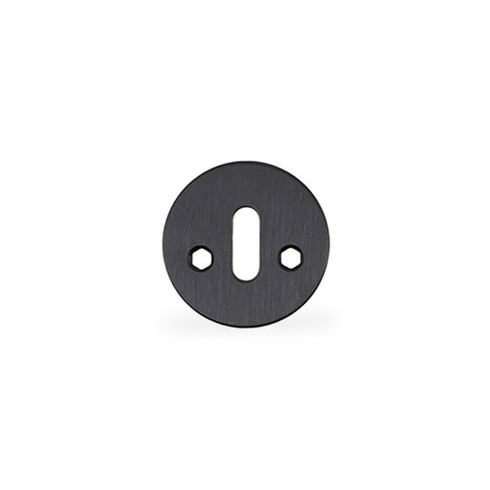 Nøgleskilt - moderne, sort (PVD sort) • d line