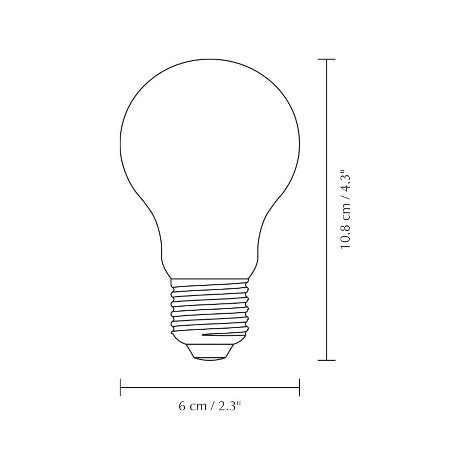 Basic Idea A60 pære, 2W • UMAGE