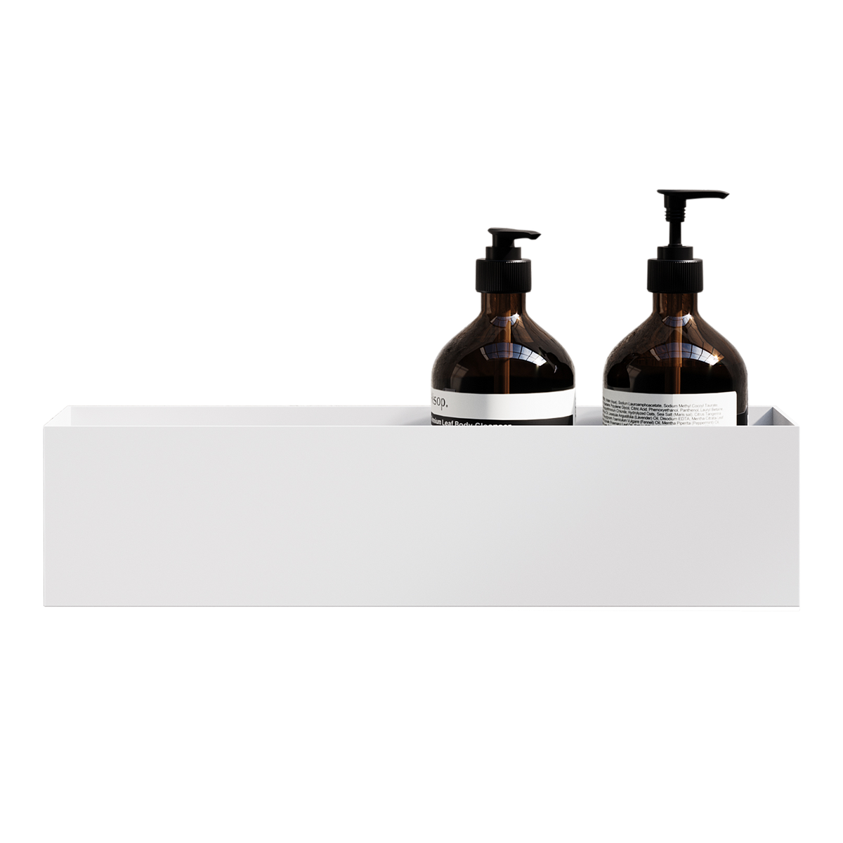 Brusehylde, hvid • NICHBA - Copenhagenhomedesign