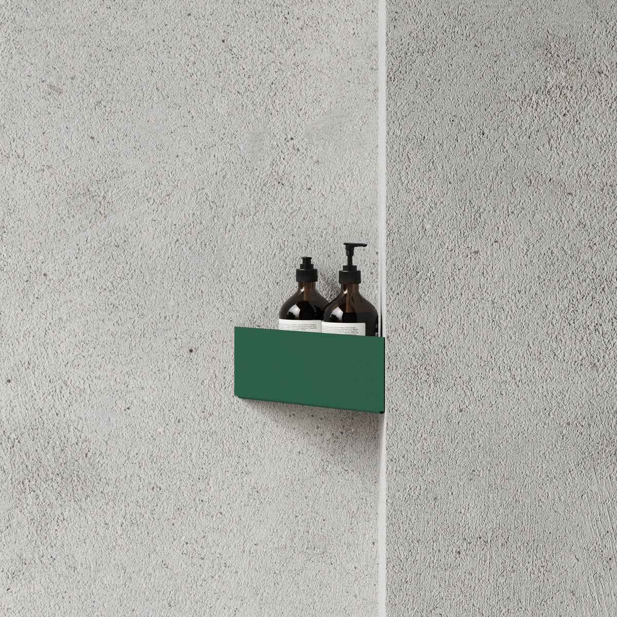 Brusehylde hjørne, grøn • NICHBA - Copenhagenhomedesign